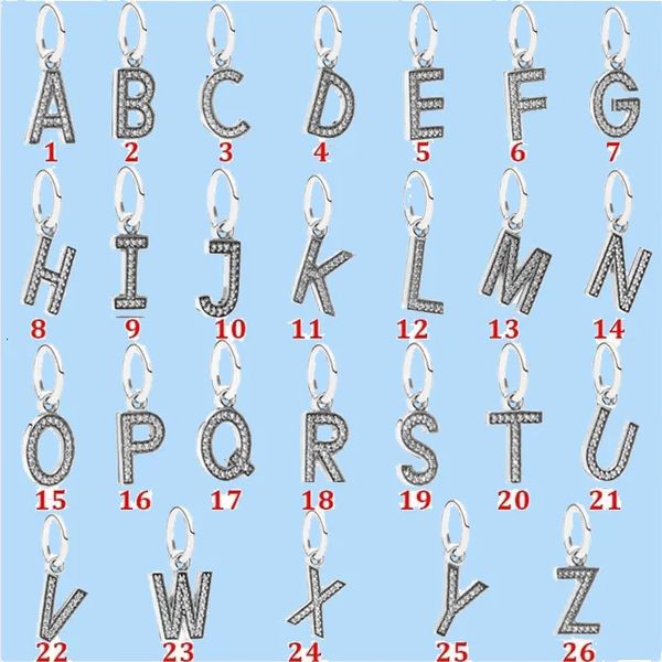 925 silver beads charms fit pandora charm twelve english alphabet styles with diamonds, Black
925 silver beads charms fit pandora charm twelve english alphabet styles with diamonds, Black