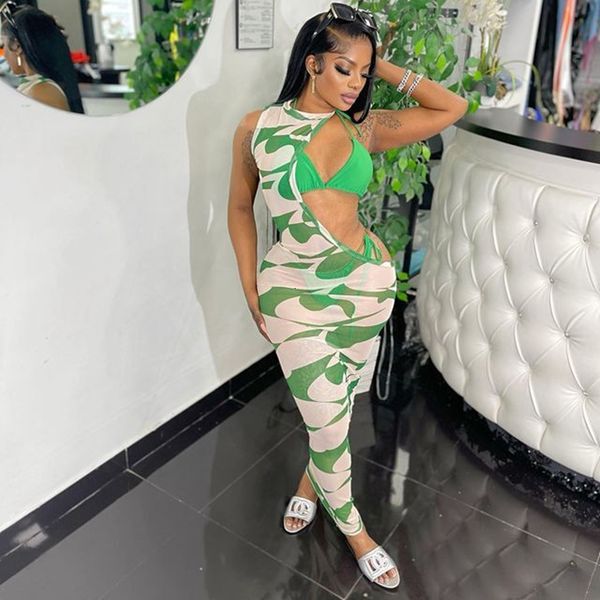 two piece dress print bikini sheer mesh 3 set women summer lace up bra crop hollow out long dresses beach club outfit sets 230512, White
two piece dress print bikini sheer mesh 3 set women summer lace up bra crop hollow out long dresses beach club outfit sets 230512, White