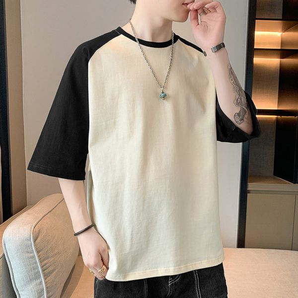 men's t-shirts t shirts for men hip hop summer patchwork short sleeve tee shirts men fashion clothing korean style streetwear cotton 2, White;black
men's t-shirts t shirts for men hip hop summer patchwork short sleeve tee shirts men fashion clothing korean style streetwear cotton 2, White;black