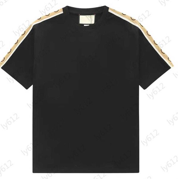 luxury mens t shirts designer casual classic brand ribbon letter logo printed decorative thread loose cotton t-shirt male black blouse 0206, White;black
luxury mens t shirts designer casual classic brand ribbon letter logo printed decorative thread loose cotton t-shirt male black blouse 0206, White;black