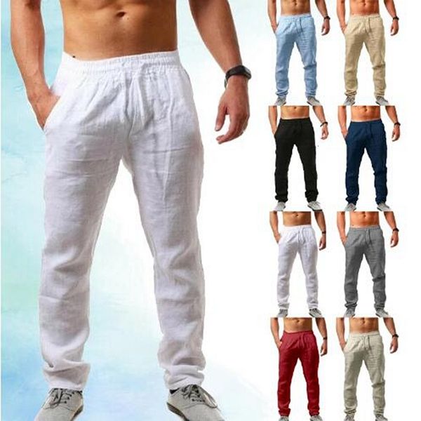 men's pants men's fashion casual sport pants elastic waist cotton and linen solid color trousers loose spring autumn 230511, Black
men's pants men's fashion casual sport pants elastic waist cotton and linen solid color trousers loose spring autumn 230511, Black