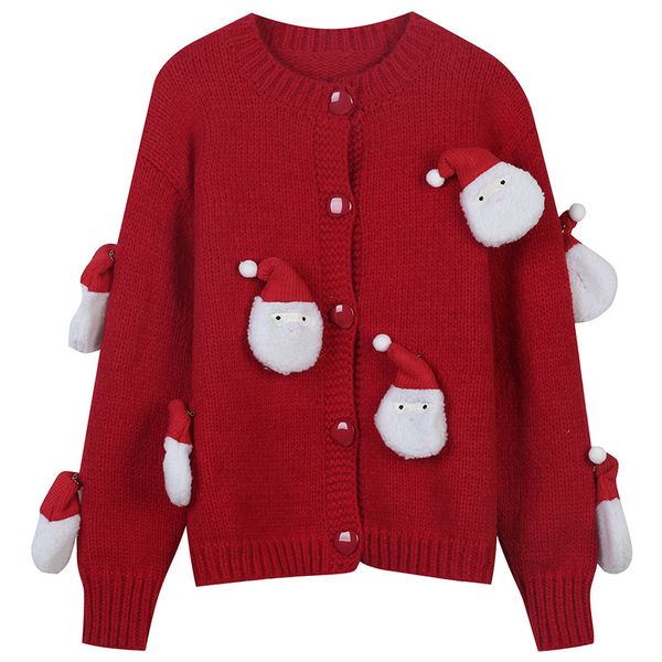 329 2023 runway summer brand same style sweater long sleeve cardigan crew neck red fashion clothes womens mingmo, White;black
329 2023 runway summer brand same style sweater long sleeve cardigan crew neck red fashion clothes womens mingmo, White;black