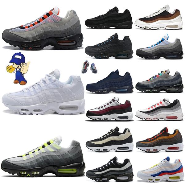 95 airmaxs mens running shoes 95s max triple black white air neon cork reflective volt dark greedy smoke grey brown 2023 sneakers 20th anniv
95 airmaxs mens running shoes 95s max triple black white air neon cork reflective volt dark greedy smoke grey brown 2023 sneakers 20th anniv