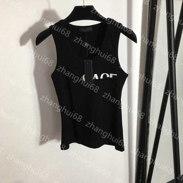 23ss tank vests womens tanks womens designer clothing vest round neck pure cotton letter printing versatile vest camisole womens clothes a1, White
23ss tank vests womens tanks womens designer clothing vest round neck pure cotton letter printing versatile vest camisole womens clothes a1, White