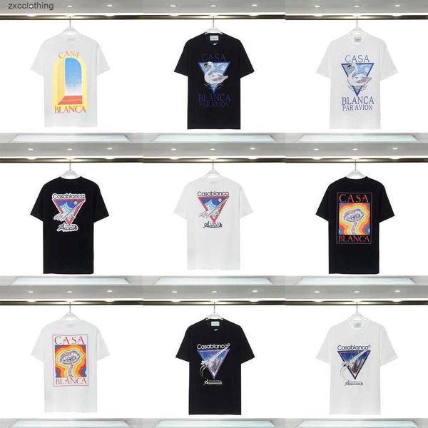 mens womens designer t shirt printed fashion man tshirt qualities cotton casual tees short sleeve luxury hip hop streetwear casablanc tshirt, White;black
mens womens designer t shirt printed fashion man tshirt qualities cotton casual tees short sleeve luxury hip hop streetwear casablanc tshirt, White;black