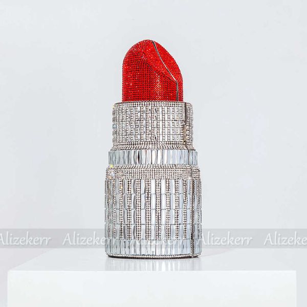 shoulder bags lipstick shaped crystal evening clutch women new luxury boutique silver purses and handbags designer wedding party 230509
shoulder bags lipstick shaped crystal evening clutch women new luxury boutique silver purses and handbags designer wedding party 230509