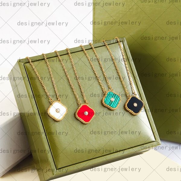 clover necklace jewlery designer for women gold necklaces four leaf clover jewelry green red black white pendant charm 18k gold plated steel, Silver
clover necklace jewlery designer for women gold necklaces four leaf clover jewelry green red black white pendant charm 18k gold plated steel, Silver