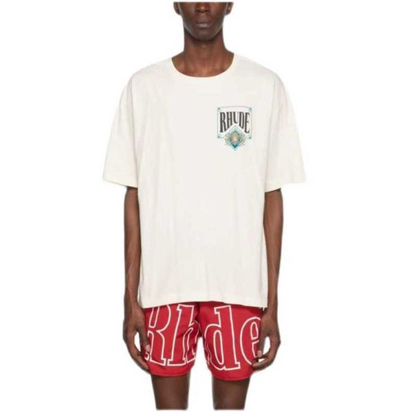 designer fashion clothing tees tshirts 2023 summer new rhude high street poker letter print loose casual short sleeve t-shirt men cotton st, White;black
designer fashion clothing tees tshirts 2023 summer new rhude high street poker letter print loose casual short sleeve t-shirt men cotton st, White;black