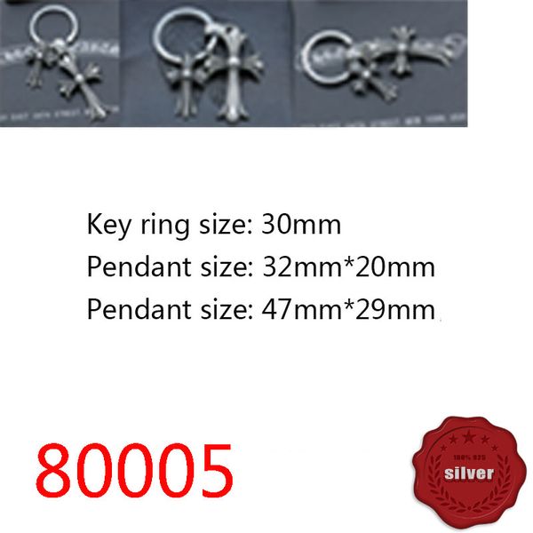 80005 s925 sterling silver keychain head jewelry pendant creative high range waist hanging keyring cross flower letter simple punk hip hop j, Slivery;golden
80005 s925 sterling silver keychain head jewelry pendant creative high range waist hanging keyring cross flower letter simple punk hip hop j, Slivery;golden