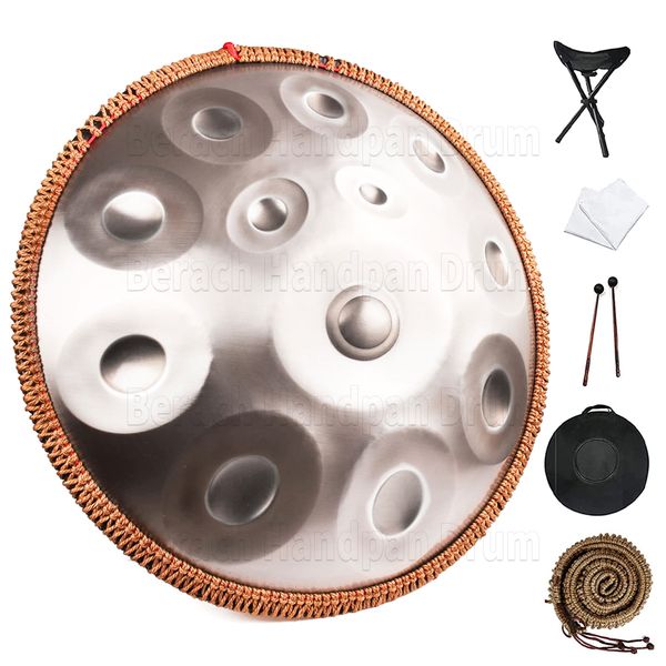 silver handpan drum 9/10/12 notes 22 inch d minor meditation instrument steel tongue drum tambor beginner yoga gift
silver handpan drum 9/10/12 notes 22 inch d minor meditation instrument steel tongue drum tambor beginner yoga gift