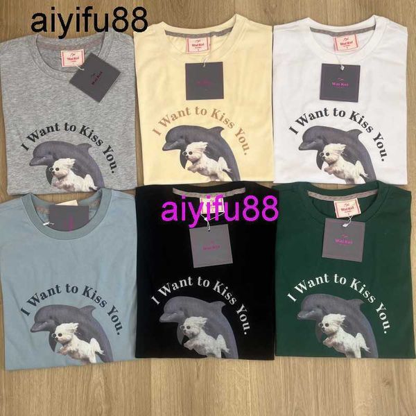 korean waikei ykstudios jinbao luo same dolphin dog print men and women's couple short sleeve t-shirt summer, White
korean waikei ykstudios jinbao luo same dolphin dog print men and women's couple short sleeve t-shirt summer, White