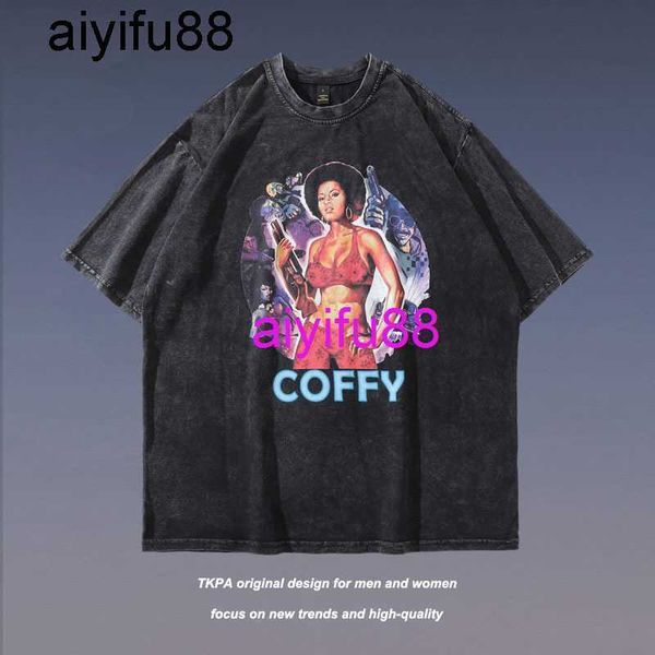 tkpa printed short sleeve t-shirt men's loose ins fashion brand couple high street bottoming t women, White
tkpa printed short sleeve t-shirt men's loose ins fashion brand couple high street bottoming t women, White