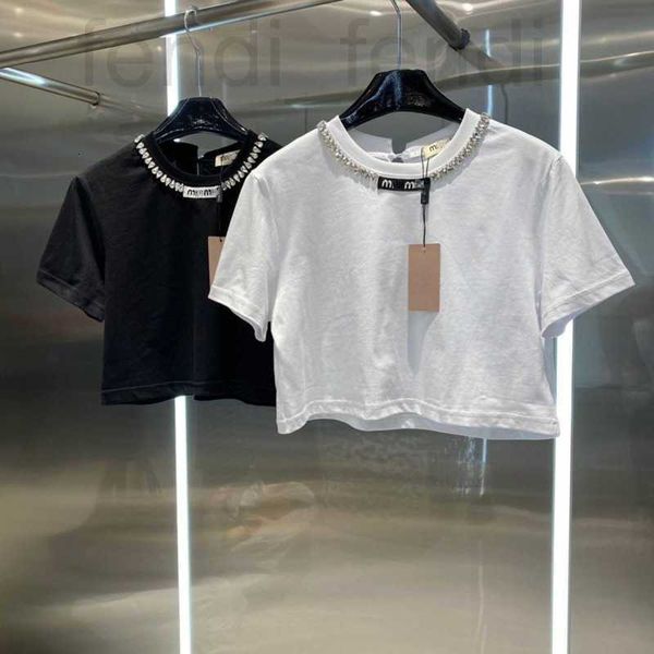 women's t-shirt luxurious23 new short sleeved t shirt designer t suer female crystal neckla letter pullo tee slim sweat se1g, White
women's t-shirt luxurious23 new short sleeved t shirt designer t suer female crystal neckla letter pullo tee slim sweat se1g, White