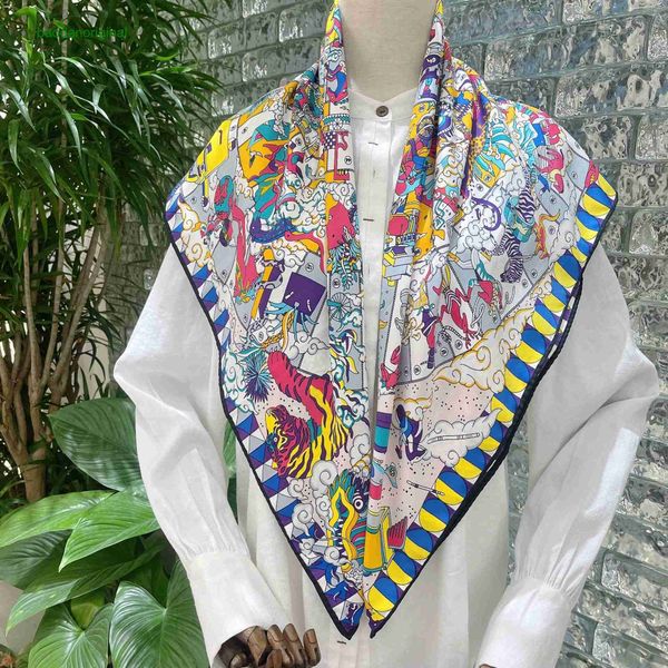 hemres designer scarves taobao new 90 satin imitation silk handmade curled square small print scarf for women, Blue;gray
hemres designer scarves taobao new 90 satin imitation silk handmade curled square small print scarf for women, Blue;gray