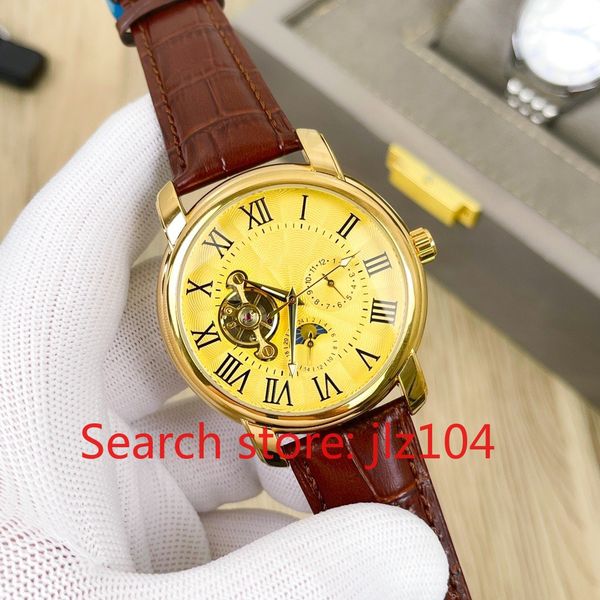 lls men's mechanical watch, automatic mechanical movement, size: surface diameter 42mm, sapphire mirror, tourbillon watch,kk
lls men's mechanical watch, automatic mechanical movement, size: surface diameter 42mm, sapphire mirror, tourbillon watch,kk