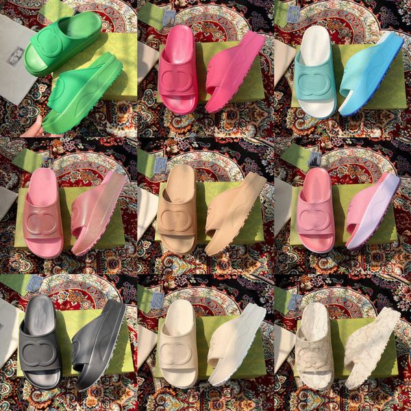 designer slippers rubber sliders platform famous sandals women slippers glitter g interlocking thick bottom eva shoes increased non-slip scu, Black
designer slippers rubber sliders platform famous sandals women slippers glitter g interlocking thick bottom eva shoes increased non-slip scu, Black