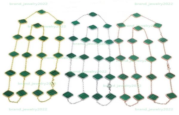 luxury 20 flowers 105cm long choker classic four leaf clover necklace for women fashion natural gemstone necklace designer electro3530828, Golden;silver
luxury 20 flowers 105cm long choker classic four leaf clover necklace for women fashion natural gemstone necklace designer electro3530828, Golden;silver