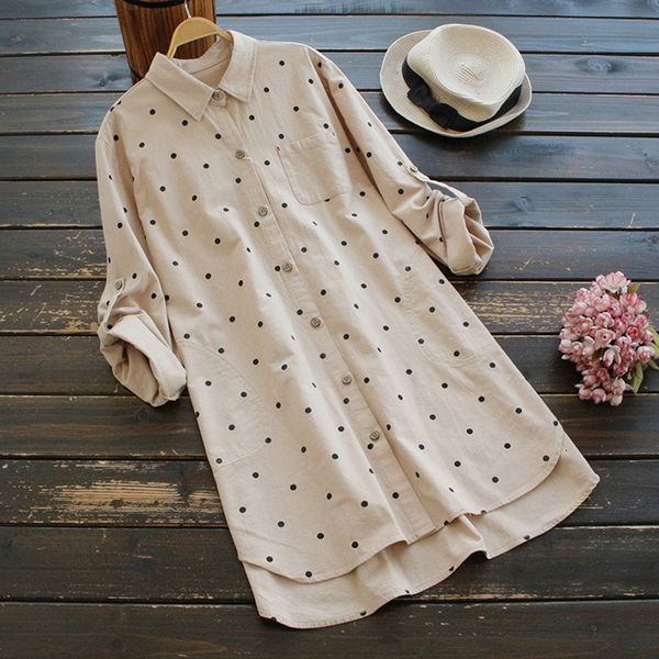 women's blouses shirts 3828 spring women blouse japan style literary turndown collar print cotton linen long sleeve shirts women 23051, White
women's blouses shirts 3828 spring women blouse japan style literary turndown collar print cotton linen long sleeve shirts women 23051, White