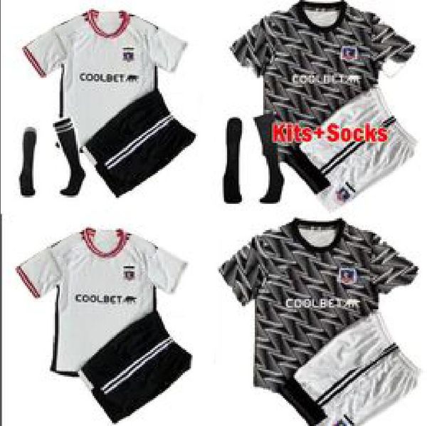 23 24 colo colo kids kit soccer jerseys 2022 santos bolados arriagada zaldivia gil fuentes costa lucero home away football shirt uniforms, Black;yellow
23 24 colo colo kids kit soccer jerseys 2022 santos bolados arriagada zaldivia gil fuentes costa lucero home away football shirt uniforms, Black;yellow