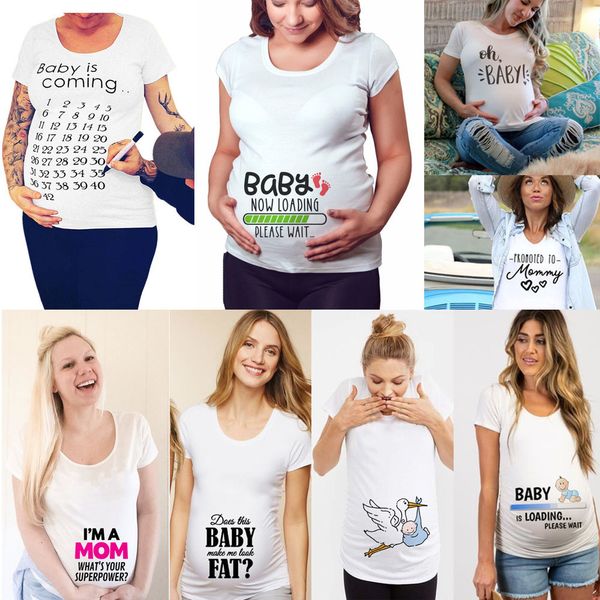 maternity tees all- women's maternity clothing baby is now loaded please wait for maternity t-shirts summer short sleeved maternity t-, White
maternity tees all- women's maternity clothing baby is now loaded please wait for maternity t-shirts summer short sleeved maternity t-, White