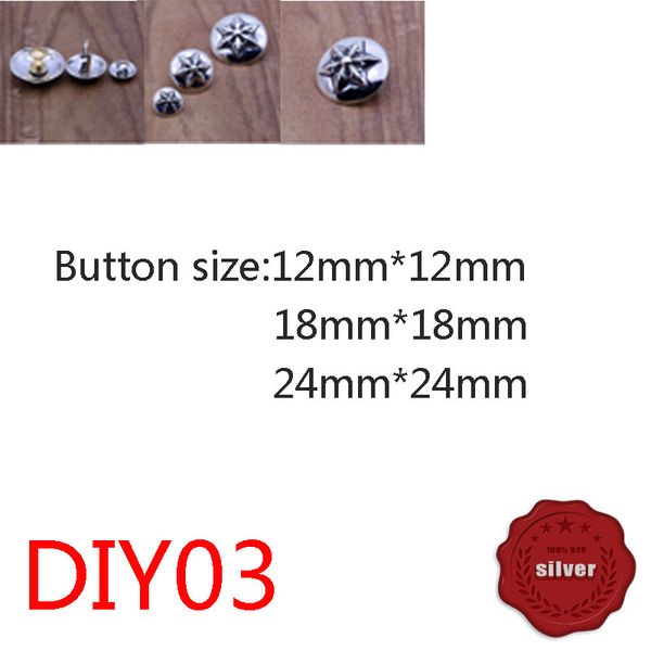 diy03 europe and america s925 sterling silver button jeans button hip hop six stars fashion jewelry decoration button accessories
diy03 europe and america s925 sterling silver button jeans button hip hop six stars fashion jewelry decoration button accessories
