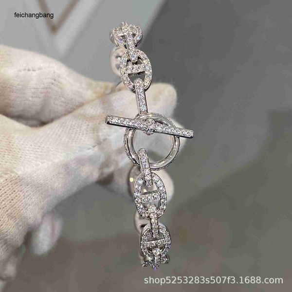 factory outlet h ermes designer bracelets v golden pig nose full diamond 18k white rose hollow out versatile fashion women s jewelry, Black
factory outlet h ermes designer bracelets v golden pig nose full diamond 18k white rose hollow out versatile fashion women s jewelry, Black