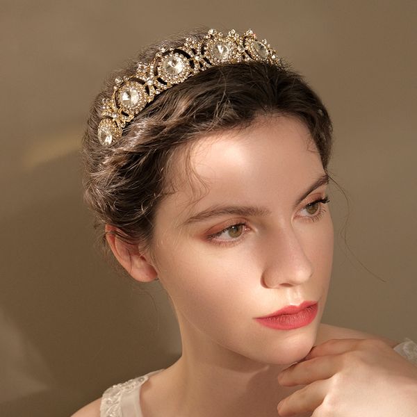 fs-0014 alloy retro banquet headwear, rhinestone, zircon, sparkling girl's birthday gift, palace style, noble queen, crown, bride', Silver
fs-0014 alloy retro banquet headwear, rhinestone, zircon, sparkling girl's birthday gift, palace style, noble queen, crown, bride', Silver