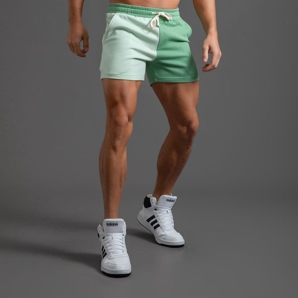 men's shorts patchwork jogger shorts men sweat athletic shorts summer workout gym bottoms breath soft comfort training short homme 2305, White;black
men's shorts patchwork jogger shorts men sweat athletic shorts summer workout gym bottoms breath soft comfort training short homme 2305, White;black