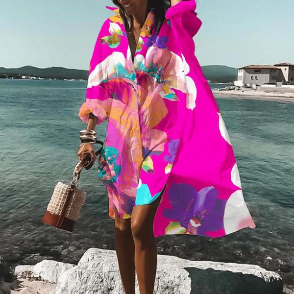 swimwear new women's fashion print beach vacation overcoat women's casual shirt collar swimwear pullover 2yk clothing, White;black
swimwear new women's fashion print beach vacation overcoat women's casual shirt collar swimwear pullover 2yk clothing, White;black