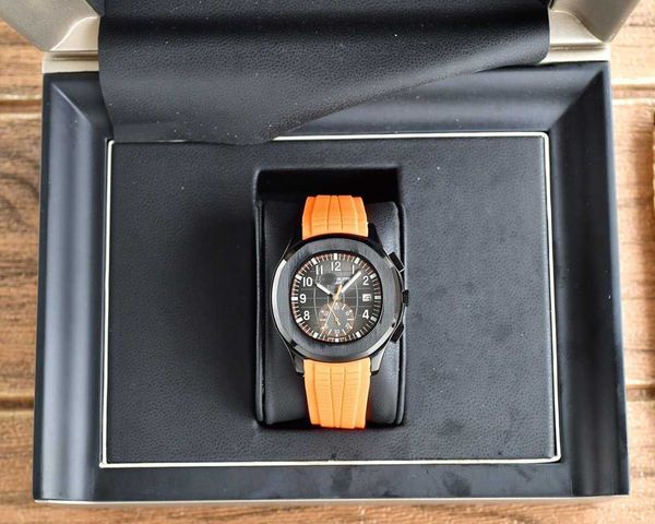 elegant sports chronograph wrist watches peta p 5968 white gold green dial men's designer luxury style 1p, Slivery;brown
elegant sports chronograph wrist watches peta p 5968 white gold green dial men's designer luxury style 1p, Slivery;brown