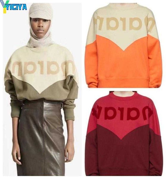 yiciya isabel marant women designer pullover sweatshirt casual fashion letter round neck hoodie versatile loose warm sweater, Black
yiciya isabel marant women designer pullover sweatshirt casual fashion letter round neck hoodie versatile loose warm sweater, Black