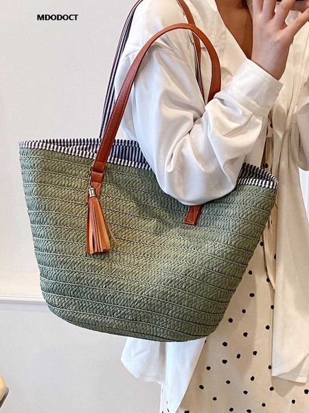 straw woven large capacity tote bags 2023 new luxury design fashion casual travel beach shoulder for women summer trendy handbag 230512
straw woven large capacity tote bags 2023 new luxury design fashion casual travel beach shoulder for women summer trendy handbag 230512