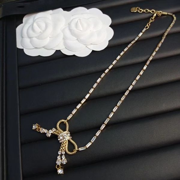 pendant necklace new diamond bow pendant necklace, Silver
pendant necklace new diamond bow pendant necklace, Silver