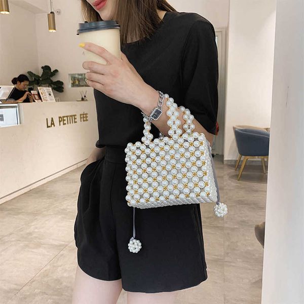 totes hand woven pearl handbag luxury small beaded flap box clutch purses and handbag ladies mini cross body bag 230509
totes hand woven pearl handbag luxury small beaded flap box clutch purses and handbag ladies mini cross body bag 230509