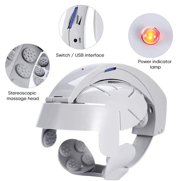 head massager electric device multifunctional vibration scalp acupuncture points kneading wearable helmet massage 230511
head massager electric device multifunctional vibration scalp acupuncture points kneading wearable helmet massage 230511