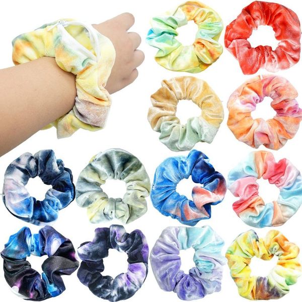 hair rubber bands 12 pieces velvet pocket scrunchies hidden rainbow ties elastic zipper colorful 230512, Pink
hair rubber bands 12 pieces velvet pocket scrunchies hidden rainbow ties elastic zipper colorful 230512, Pink