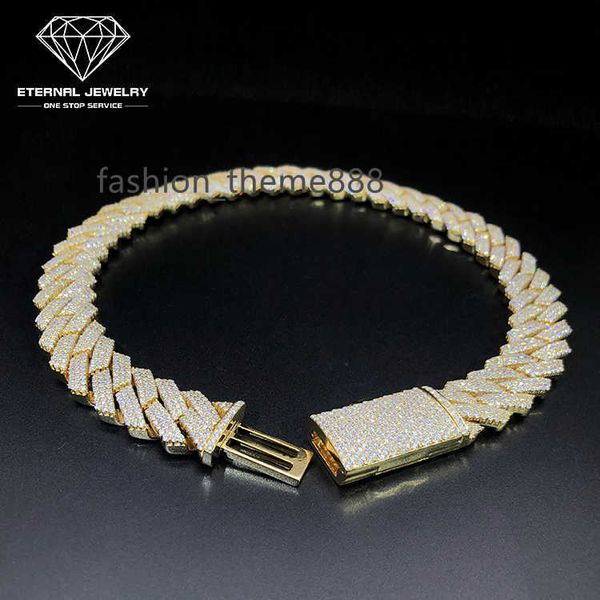 factory custom men hip hop iced out 18inch solid s925 10k 14k 18k gold yellow 10mm moissanite diamond cuban chain link necklace, Silver
factory custom men hip hop iced out 18inch solid s925 10k 14k 18k gold yellow 10mm moissanite diamond cuban chain link necklace, Silver