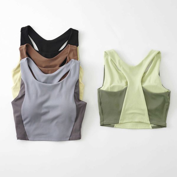 yoga outfit exquisite~fashion contrast yoga bra high strength outwear sports bra shockproof and breathable racerback tank top
yoga outfit exquisite~fashion contrast yoga bra high strength outwear sports bra shockproof and breathable racerback tank top