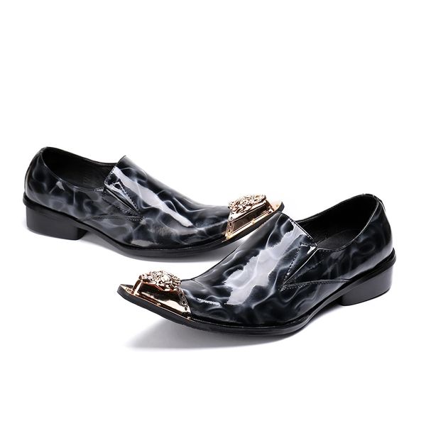 italian pointed toe solid color banquet shoes elegant plus size luxury dress shoes original patent leather man prom shoes, Black
italian pointed toe solid color banquet shoes elegant plus size luxury dress shoes original patent leather man prom shoes, Black