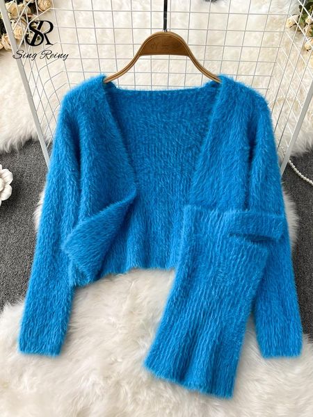 sweaters singreiny winter plush knitted sets mink velvet short cardigan+ mini knit tank fashion women korean warm pullover, White;black
sweaters singreiny winter plush knitted sets mink velvet short cardigan+ mini knit tank fashion women korean warm pullover, White;black