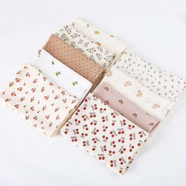 blankets swaddling cotton swaddle baby floral print muslin diaper born crinkle fabric stroller cover 230512
blankets swaddling cotton swaddle baby floral print muslin diaper born crinkle fabric stroller cover 230512