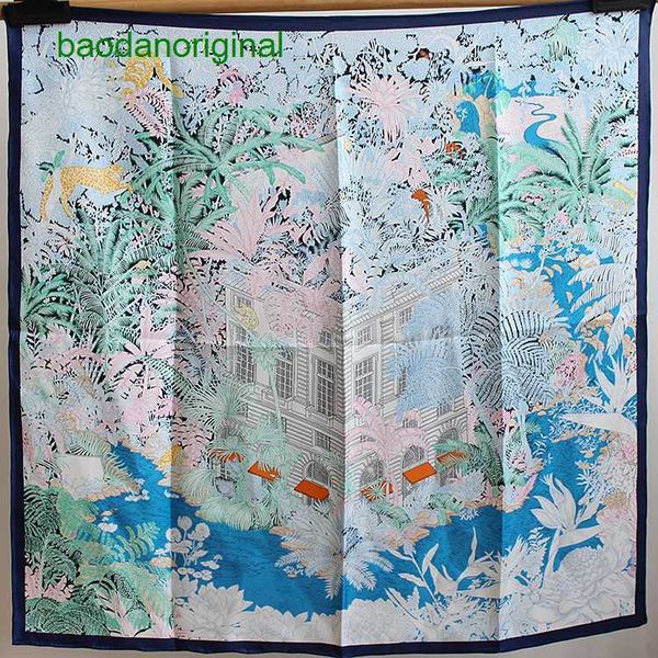 hemres designer scarves fashion printed deep forest castle 90 twill square handmade curled mulberry silk springsummer women's versatile, Blue;gray
hemres designer scarves fashion printed deep forest castle 90 twill square handmade curled mulberry silk springsummer women's versatile, Blue;gray