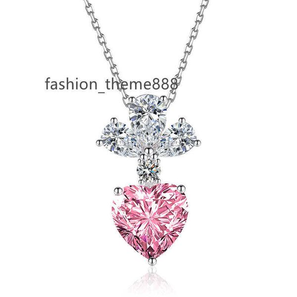 jewelry moissanite heart pendant delicate love diamond ladies necklace, Silver
jewelry moissanite heart pendant delicate love diamond ladies necklace, Silver