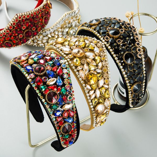 hair rubber bands baroque color headband fashion accessorie's full diamond super flash crown band band girl 230512, Pink
hair rubber bands baroque color headband fashion accessorie's full diamond super flash crown band band girl 230512, Pink