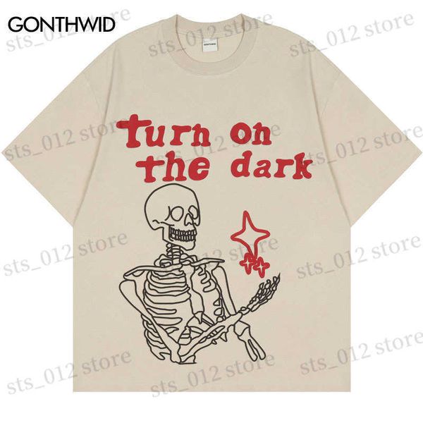 men's t-shirts punk t-shirt streetwear men skull skeleton print streetwear tshirt hip hop gothic rock tee shirts 2023 harajuku summer s, White;black
men's t-shirts punk t-shirt streetwear men skull skeleton print streetwear tshirt hip hop gothic rock tee shirts 2023 harajuku summer s, White;black
