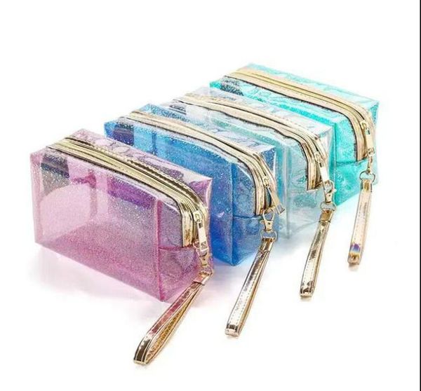 dhl50pcs cosmetic cases lady pvc transparent large capacity solid waterproof protable zipper travel handbag mix color
dhl50pcs cosmetic cases lady pvc transparent large capacity solid waterproof protable zipper travel handbag mix color