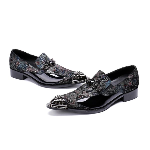 elegant solid color luxury evening shoes british style metal pointed toe party shoes social men genuine leather prom shoes, Black
elegant solid color luxury evening shoes british style metal pointed toe party shoes social men genuine leather prom shoes, Black
