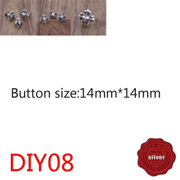 diy08 european and american s925 sterling silver button jeans button hip hop square cross flower fashion jewelry decoration button accessori
diy08 european and american s925 sterling silver button jeans button hip hop square cross flower fashion jewelry decoration button accessori