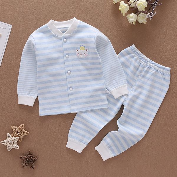 pajamas baby pajamas sets autumn baby boys clothing stripe coat cotton pants 2pcs set toddler girls warm winter outfits kids suit 230511, Blue;red
pajamas baby pajamas sets autumn baby boys clothing stripe coat cotton pants 2pcs set toddler girls warm winter outfits kids suit 230511, Blue;red