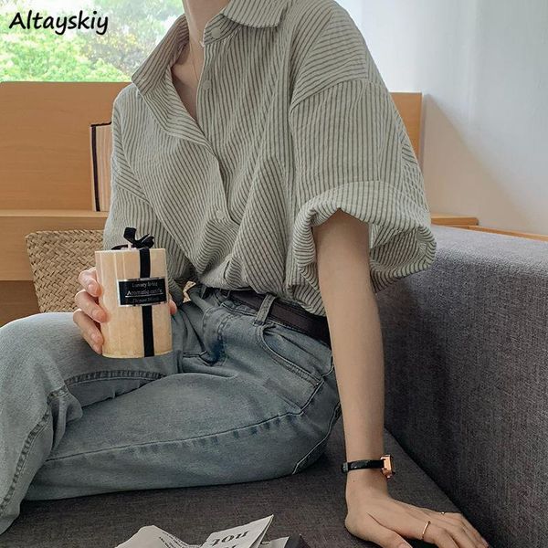 shirts shirts women striped leisure summer new fashion turndown collar elegant allmatch soft simple vintage female korean style baggy, White
shirts shirts women striped leisure summer new fashion turndown collar elegant allmatch soft simple vintage female korean style baggy, White